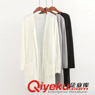 8月5日新品 2015秋新品森女日系雙口袋純色修身針織毛衣 女1660