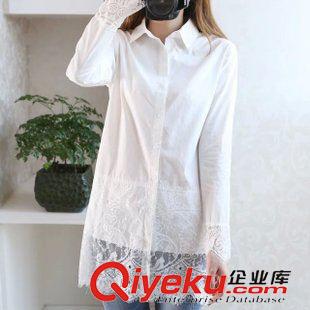 8月5日新品 2015秋季日系森女系寬松純棉中長款格子長袖襯衣  女1650