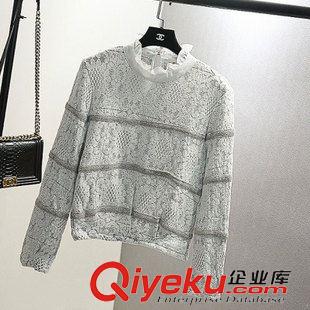 8月5日新品 2015秋新品森女日系修身顯瘦套頭鏤空針織衫女、 1658