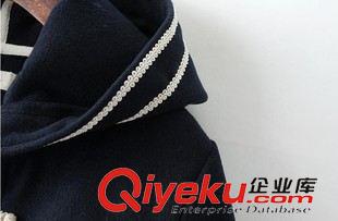 外套 2014秋裝新品女裝森女系牛角扣海軍服學院甜美毛呢外套女 薄款