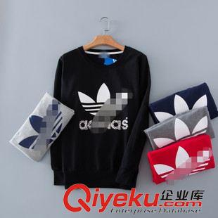 衛(wèi)衣 2015秋裝 外貿(mào)純棉韓國衛(wèi)衣女式圓領(lǐng)套頭休閑寬松女衛(wèi)衣長袖上衣原始圖片2