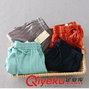 休閑褲 夏季 外貿(mào)純棉高檔刺繡字母眼睛七分褲 休閑運(yùn)動(dòng)百搭衛(wèi)褲