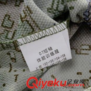 軍訓服專區 批發zp07新式消防迷彩體能訓練服套裝男速干迷彩短袖T恤套裝夏原始圖片2