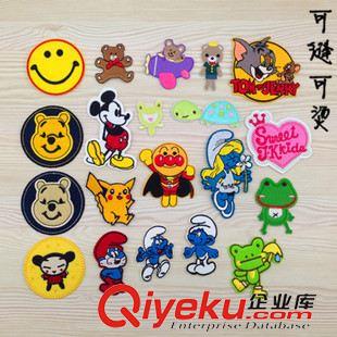 特殊產(chǎn)品配件 外貿(mào)布貼 刺繡布貼補(bǔ)丁貼diy布貼 可愛 廠家直供原始圖片2