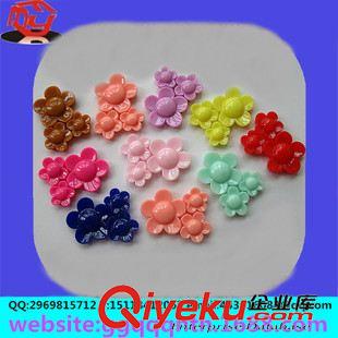樹脂花 廠家批發(fā)手機(jī)美容飾品配件新款笑臉半圓半面平底太陽花樹脂花