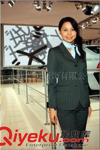 女裝 上海工作服套裝加工/上海工作服生產廠家/供應促銷服工作服原始圖片2