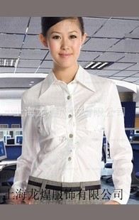 女裝 上海定做襯衫廠家/新品時(shí)尚女式襯衫 / 長袖職業(yè)裝襯衫原始圖片2