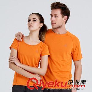 速干衣 雷騰 2015夏季新品新款運(yùn)動(dòng)竹炭速干短T恤情侶圓領(lǐng)短袖男女T恤945原始圖片2
