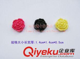 迷你小號(hào)樹脂DIY手機(jī)小配件 玫瑰花小號(hào)樹脂做智能手機(jī)防塵塞配件 小發(fā)夾頭飾品配件原始圖片3