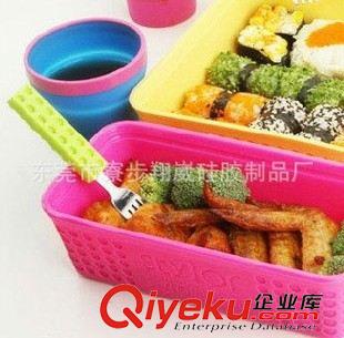 硅膠雜件區(qū)（電子塑膠五金類制品硅膠配件） 食品級硅膠折疊飯盒  硅膠盤硅膠碗 硅膠碟代工【 FDA LFGB SGS原始圖片2