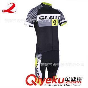 男款 2015 SCOTT 騎行服季山地車短袖短褲套裝 自行車透氣騎行裝備