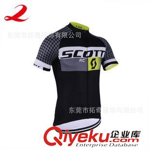 男款 2015 SCOTT 騎行服季山地車短袖短褲套裝 自行車透氣騎行裝備