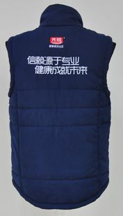 加厚羽絨棉馬甲 男式棉馬甲 防寒保暖羽絨棉馬甲定做 多口袋記者馬甲定做廣告禮品原始圖片3
