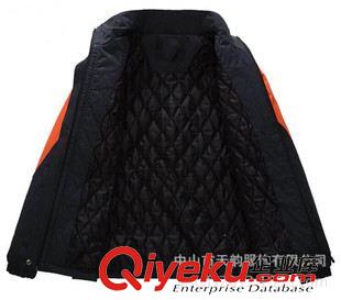 羽絨棉風(fēng)衣 廣告活動工作棉風(fēng)衣定做 拼色印花志愿者團(tuán)體企業(yè)保暖棉風(fēng)衣定制原始圖片3