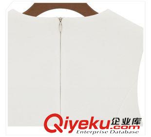 T恤 歐洲站女裝2015新款上衣 修身t恤 蕾絲雪紡衫 圓領無袖蕾絲打底衫原始圖片3