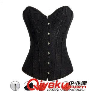 無肩塑身衣 紅黑白 速賣通爆款貨源 sexy Corset 歐美聚攏托胸宮廷束身衣