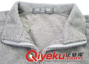 男式翻領(lǐng)t恤 男式高拉鏈T恤衫衫 薄外套男式純棉秋季男裝展銷會跑江湖甩賣貨原始圖片2