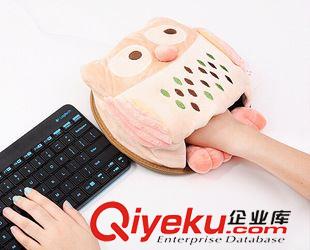 usb產(chǎn)品 USB暖手發(fā)熱超大鼠標(biāo)墊帶護(hù)腕 冬天可愛保暖加熱鼠標(biāo)套 毛絨玩具