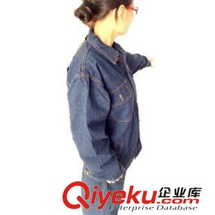 牛仔服 電焊服 廠家直銷純棉水洗勞保牛仔工作服電焊服維修工裝勞保工作服