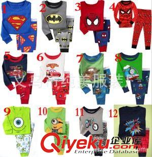 中大童家居服2-12T 兒童中小童純棉家居服睡衣套裝一件待發(fā)kids pajamas sleepwear