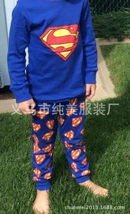 中大童家居服2-12T 兒童中小童純棉家居服睡衣套裝一件待發(fā)kids pajamas sleepwear