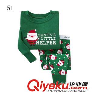 兒童圣誕熱銷家居服2T-7T 一件代發(fā)baby pajamas兒童純棉 男女寶寶圣誕家居服 內(nèi)衣套裝