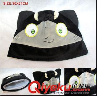 2015年7月新品 青之驱魔师小黑猫毛绒帽子 cos玩具 生日礼物