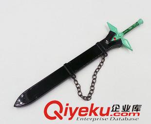 2015年8月新品 sao刀剑神域武器cos桐人阐释者带鞘逐暗者钥匙扣模型挂件