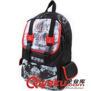 東京食種 動漫周邊背包東京食種 金木研PU雙肩書包批發(fā)原始圖片3