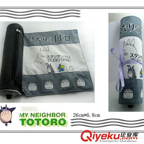 龍貓 動漫周邊卷軸筆袋  宮崎駿龍貓卷軸學生文具筆筒原始圖片2