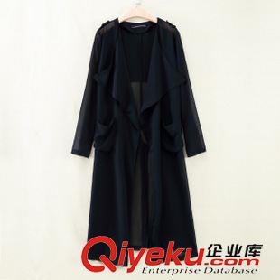 襯衫 2015韓版時(shí)尚袖子鏤空尖領(lǐng)襯衫修身百搭卡腰廠家直銷速度
