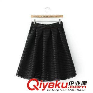 半身裙 2015春裝新款森女系休閑亞麻裙學(xué)院風(fēng)松緊腰純色a字裙百搭半身裙