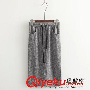 日系風格 外貿女裝 韓國版新款時尚長袖圓領百搭衛(wèi)衣+性感包臀裙雪花套裝潮原始圖片3