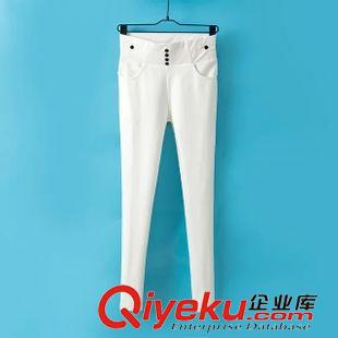 打底褲 2015春季女裝女褲批發(fā)淑女風(fēng)時(shí)尚百搭純色蕾絲拼接彈力小腳打底褲