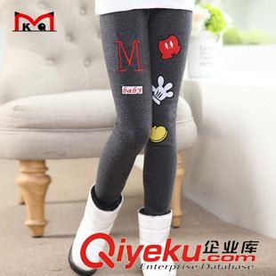 打底褲 YK1526（M手掌打底褲）女童新款2015冬加厚加絨新款長褲子原始圖片2