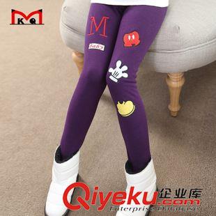 打底褲 YK1526（M手掌打底褲）女童新款2015冬加厚加絨新款長褲子原始圖片3