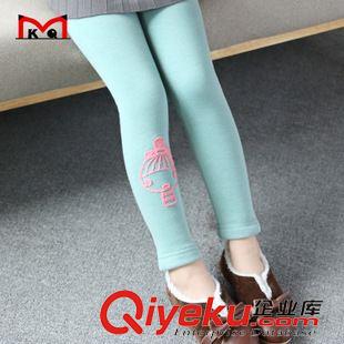 打底褲 X9001HXY（小人頭打底褲）女兒童新款加厚加絨秋冬季長褲子潮原始圖片2