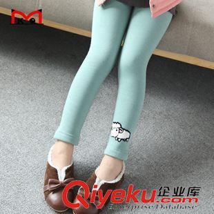 打底褲 X9002HXY（蝴蝶結(jié)小姑娘打底褲）女童2015冬季中大童兒童長褲子