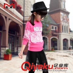 女童衛(wèi)衣 Q006HXY（ROLLIN衛(wèi)衣）女童秋裝新品兒童春秋長(zhǎng)袖打底衫中大童原始圖片2