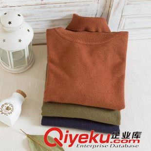 上裝 暖陽(yáng) 2014秋款文藝純色簡(jiǎn)約拼接長(zhǎng)袖毛衣女小清新2色 pm3896