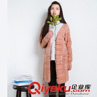 上裝 手套口袋 日系小清新拼接立體球球長袖套頭毛衣女3色 tm4142