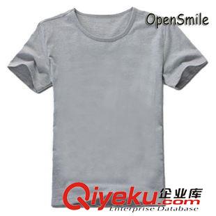 代理定制區(qū) 動漫批發(fā)2015夏天i新品男女短袖 情侶T恤 灰色T恤