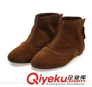 工廠歷年產品（已下架款式） 2013新款潮秋冬季歐美zp騎士靴保暖短靴 女靴平跟 平底鞋