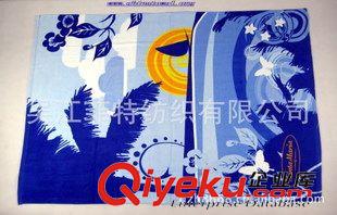 戶外用品 【廠家直銷】超纖錦滌雙面絨印花沙灘巾（暢銷產品，歡迎訂做）