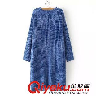 9月13 韓版秋季新品氣質女士麻花V領套頭針織裙連衣裙毛衣裙19ZJ-9.405