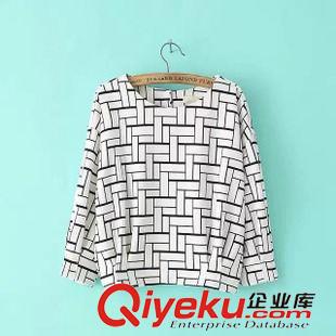 15年8月26-31 2015時尚秋裝熱賣爆款 女娃娃臉拼接印花撞色夾克外套11RM-8.484