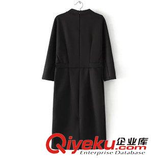 15年8月26-31 歐洲站人氣熱賣爆款 女士燙金字母空氣層收腰連衣裙11RM-8.481原始圖片2