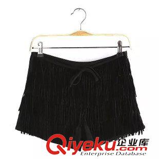 15年8月21-25 時尚歐美秋裝 女士多層流蘇鹿皮絨短褲靴褲24XL-8.388原始圖片2