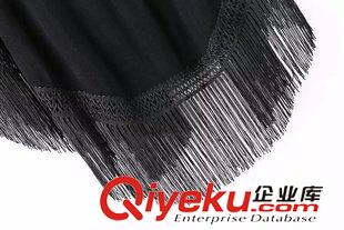 15年8月11-15 歐美風(fēng)人氣新款秋裝 女士流蘇下擺拼接針織和服開衫外套4QQ-8.209原始圖片3