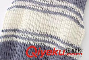 15-7月01-05 時尚簡約新款 女士人氣款粗細條紋無袖粗毛線套頭針織衫1JQ-7.041